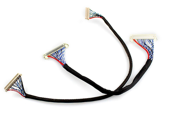 450mm Flat 20 Pin LVDS Cable 0.4mm LCD Assembly For Panel Displaysemblies