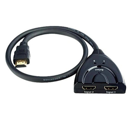 Copper HDMI Cable Assembly Multimedia Nickel Plated Wire Splitter