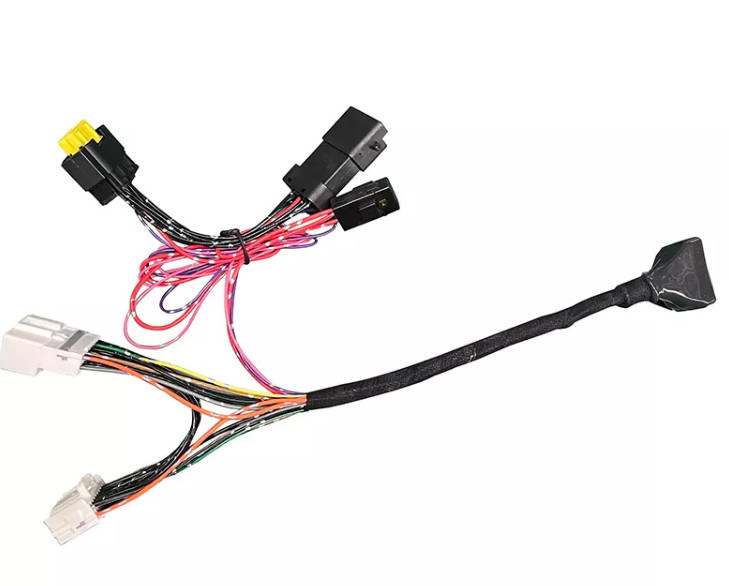 0.3mm 0.4mm Camera Cable Assemblies PVC Cctv Audio Tail Light Video Ecu ...