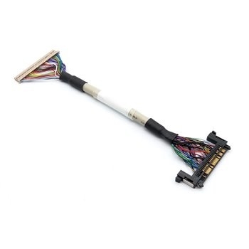 Robotics LVDS Wire Harness 0.8mm Mini Coaxial Shielded Cable Assembly