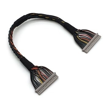 Robotics LVDS Wire Harness 0.8mm Mini Coaxial Shielded Cable Assembly