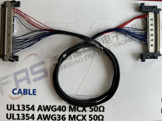 0.8mm Awg40 LVDS 30 Pin Connector Cable 180mm Wire Harness