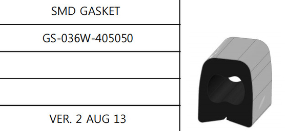 AU SN SMD Gasket Silicone Flat Rubber Seal Ring Corrugated