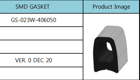 50 To 100 Ohm Fingerstock Gasket 60mm Flat Rubber Seal