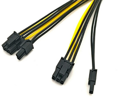 8 Pin Power Wire Harness Female PA66 Shield Cable 260mm For Automobile