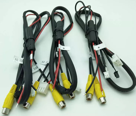 Female 18awg Cable Assembly Wire Harness MDVR Power For Car Audio