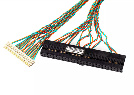 Molex 1.8m Cable Harness Assembly Nickel Long Flat Coaxial