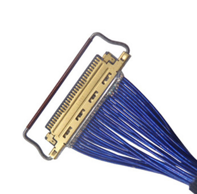 50-15000mm 60 Pin Lvds Cable , 370mm Thick Coaxial Cable For Display Note PC Screen