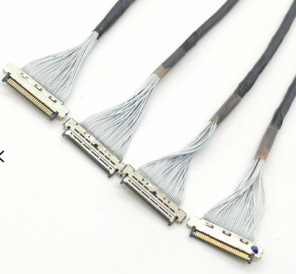 0.4mm Camera Micro Coax Wire 330mm Kel Cable For Pcb Connection