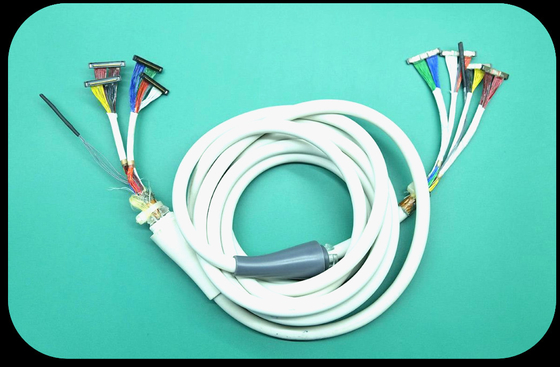 Ultrasound machine Medical Wire Harness Solid Automotive Coaxial Cable Assemblies