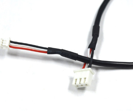 3 Core Shielded Camera Cable Assemblies 280mm Cctv Camera Copper Wire
